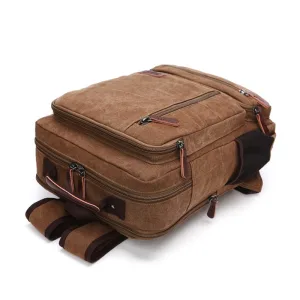 Sac à dos de voyage vintage pour homme – Style baroudeur