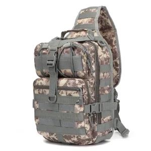 Sac à Dos Tactique Sling Imperméable – Bandoulière EDC pour Randonnée et Chasse
