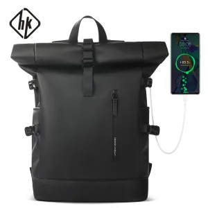 Sac à Dos de Voyage Homme Extensible – Grande Capacité, Imperméable, Port USB