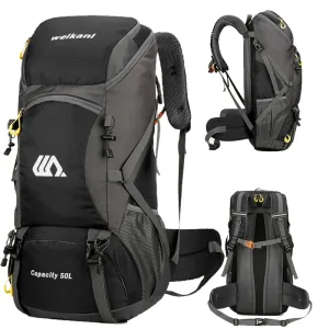 Sac à Dos de Randonnée 50L Imperméable – Grand Sac de Trekking et Camping pour Homme