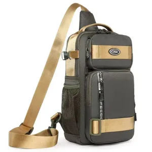 Sac Bandoulière et Poitrine Homme – Grand Sac à Dos de Moto/Vélo Léger et Décontracté